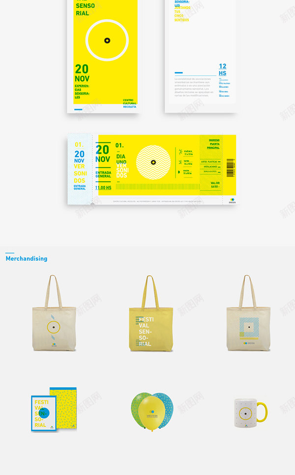 Sinestesia Festival Identity  Diseo integral sobre un festival知识地图png免抠素材_新图网 https://ixintu.com 知识 地图