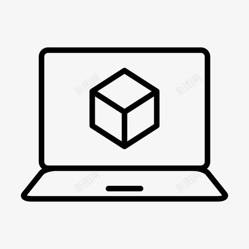 应用盒子电脑svg_新图网 https://ixintu.com 电脑 笔记本 应用 盒子 屏幕