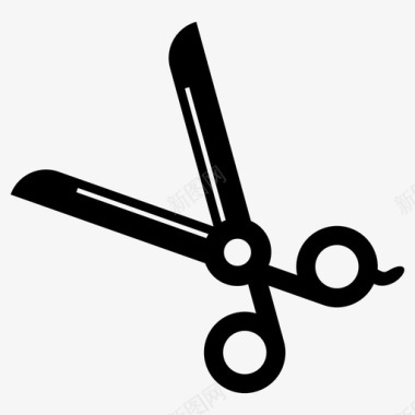 剪刀切割工具理发图标