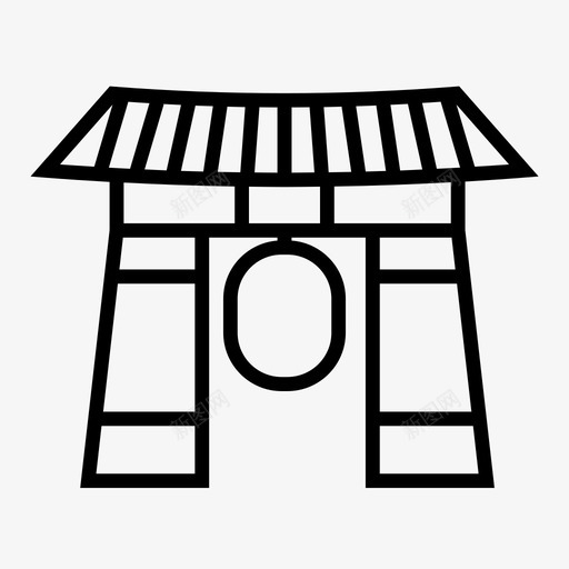 门建筑日本svg_新图网 https://ixintu.com 建筑 日本 神道 道教 东京