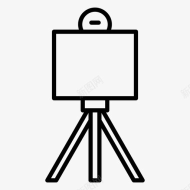 画架画板演示图标