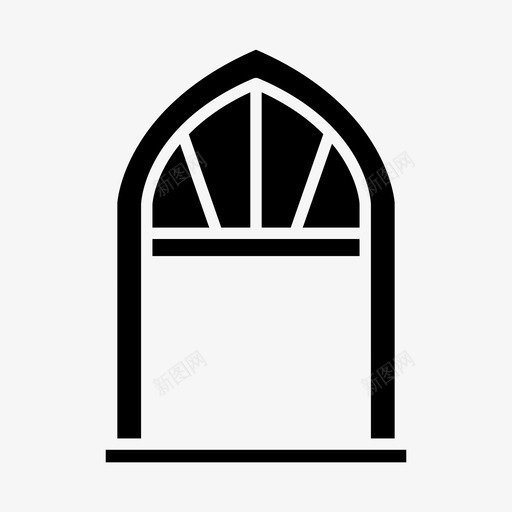 窗户装饰玻璃svg_新图网 https://ixintu.com 窗户 装饰 玻璃 室内 敞开式 实心