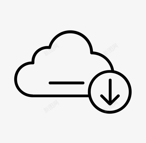 云下载箭头向下保存svg_新图网 https://ixintu.com 下载 箭头 向下 保存 基本