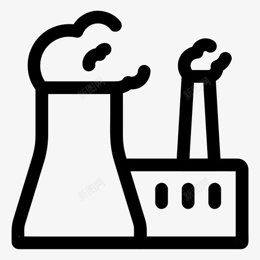 核电站生态环境svg_新图网 https://ixintu.com 核电站 生态 环境污染