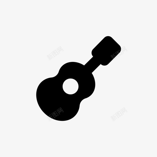 吉他音频乐器svg_新图网 https://ixintu.com 吉他 音频 乐器 音乐 播放器 平面 平面图 图标