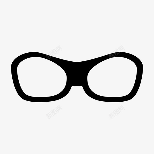 太阳镜眼睛镜片svg_新图网 https://ixintu.com 太阳镜 眼睛 镜片 光学