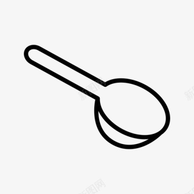 勺子厨房汤图标