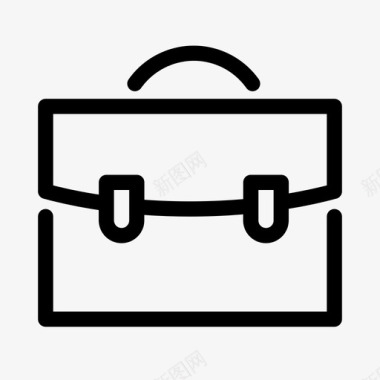 公文包包电子商务图标