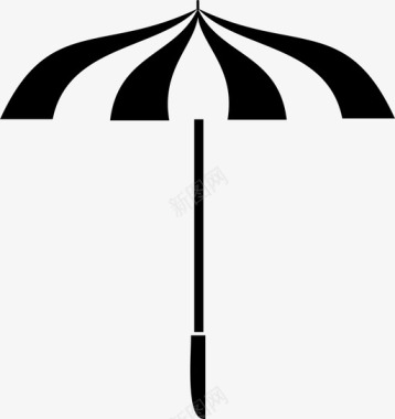 雨伞雨风暴图标