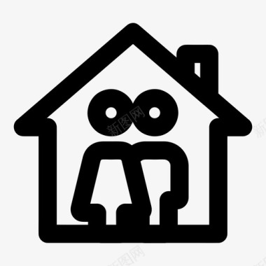 家庭房子财产图标