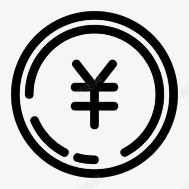 日元债券现金图标