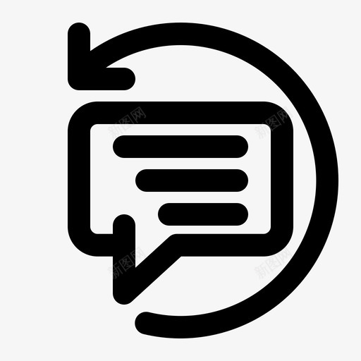 自动回复聊天邮件svg_新图网 https://ixintu.com 自动 回复 聊天 邮件 信息 网络营销