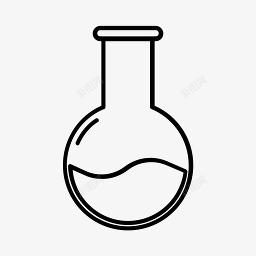 玻璃器皿瓶子化学svg_新图网 https://ixintu.com 玻璃器皿 瓶子 化学 教育 烧瓶 科学