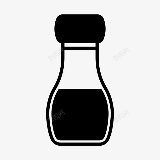 胡椒瓶厨房香料svg_新图网 https://ixintu.com 厨房 固体 胡椒 胡椒粉罐 食品 香料