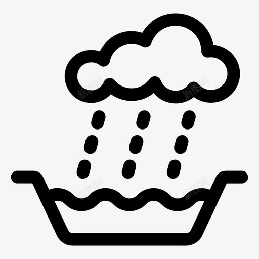 雨水生态环境svg_新图网 https://ixintu.com 雨水 生态 生态环境 商店