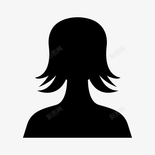 人化身人物svg_新图网 https://ixintu.com 人化 化身 人物 侧面 女人 人体 轮廓