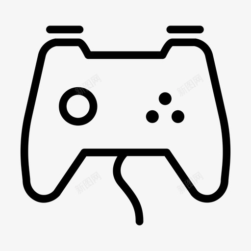 控制器游戏板游戏svg_新图网 https://ixintu.com 游戏 控制器 多媒体 技术 视频 公司
