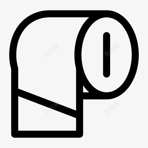 纸巾浴室清洁svg_新图网 https://ixintu.com 纸巾 浴室 清洁卫生 纸张 卫生间 酒店 店风 格线 图标