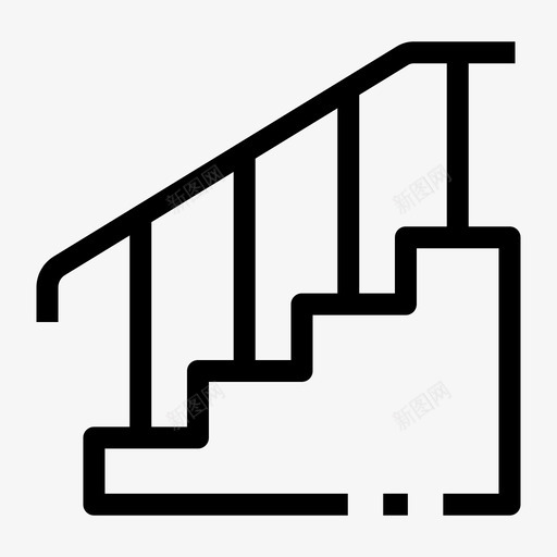 楼梯便利设施室内svg_新图网 https://ixintu.com 楼梯 便利设施 室内 楼上