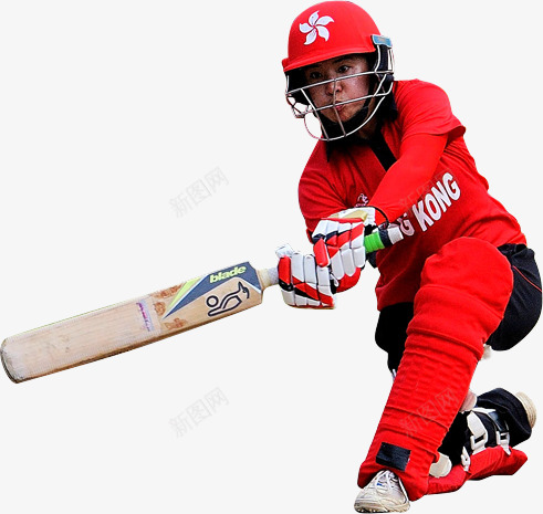 Cricket player 体育png免抠素材_新图网 https://ixintu.com 体育