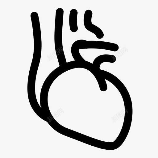 心脏解剖学医学svg_新图网 https://ixintu.com 心脏 医学专家 解剖学