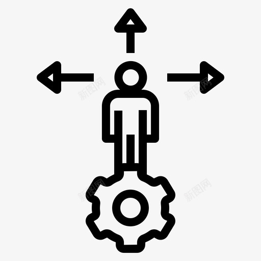 机会选择决定svg_新图网 https://ixintu.com 机会 选择 决定 方向 数字 全球化