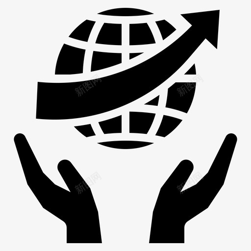 全球化发展经济svg_新图网 https://ixintu.com 全球化 发展经济 未来 进步 组织 管理 符号