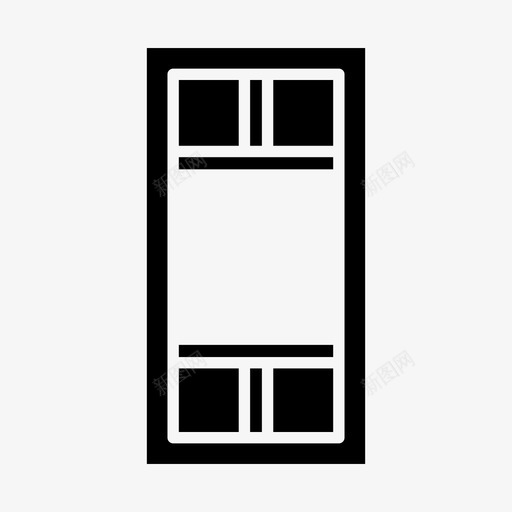 窗户装饰玻璃svg_新图网 https://ixintu.com 窗户 装饰 玻璃 室内 敞开式 实心