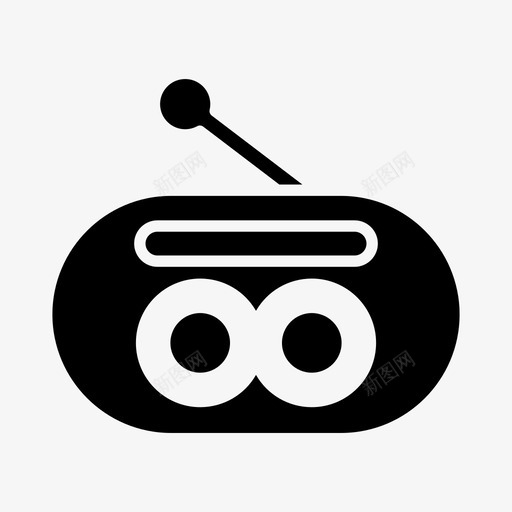 无线电通讯电子svg_新图网 https://ixintu.com 无线电 通讯电子 媒体 音乐 电子设备