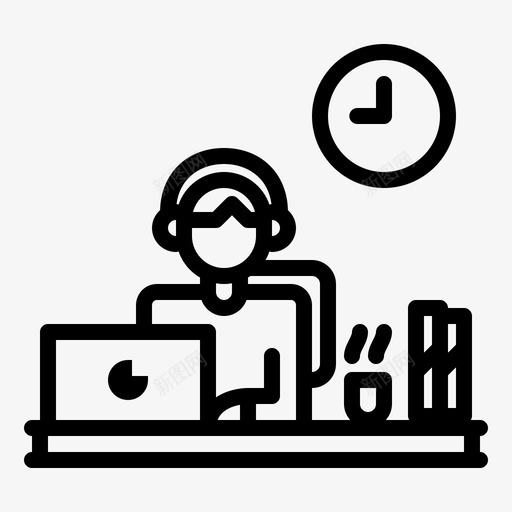 在家工作自由职业者家庭办公室svg_新图网 https://ixintu.com 在家 工作 自由职业者 家庭 办公室 男性