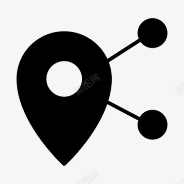 共享位置地图pin图标