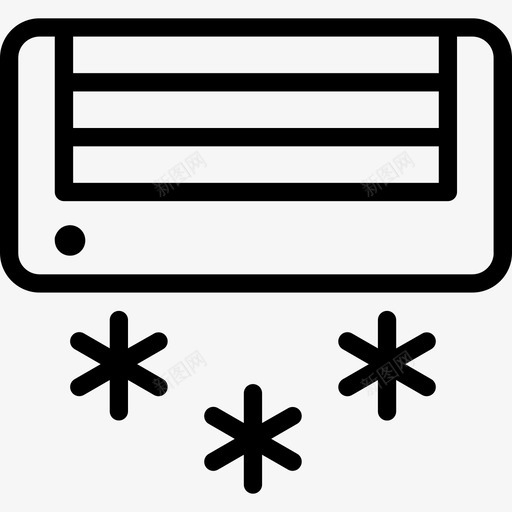 空调冷冻机制冷svg_新图网 https://ixintu.com 空调 冷冻机 制冷 供暖 酒店