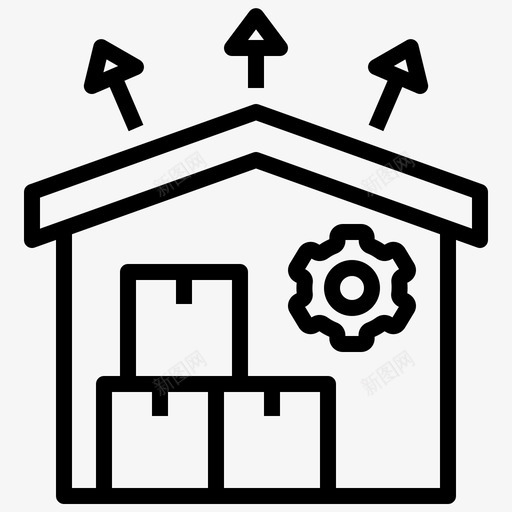 配送中心空间管理库存svg_新图网 https://ixintu.com 配送 中心 管理 空间 库存 仓库 物流 供应链