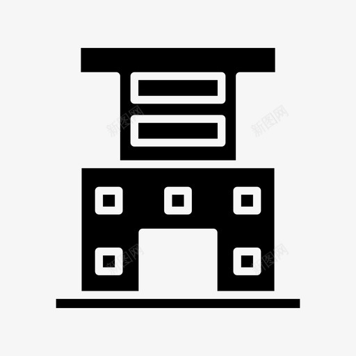 大厦家房子svg_新图网 https://ixintu.com 大厦 大厦家 房子 住宅 建筑物