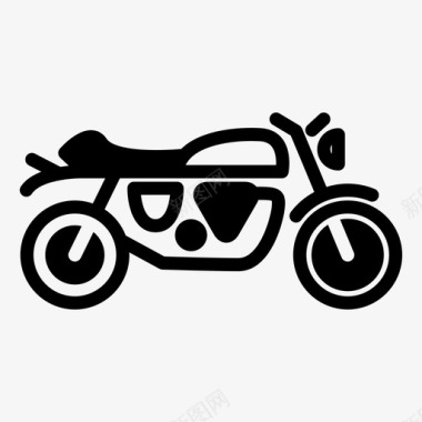 经典现代汽车摩托车图标