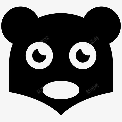熊动物哺乳动物svg_新图网 https://ixintu.com 熊动物 动物 哺乳动物 野生动物