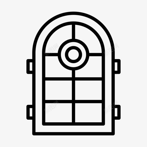 窗建筑家具svg_新图网 https://ixintu.com 建筑 建筑家 家具 家居 室内 窗线