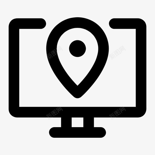 计算机位置ip地址安全性svg_新图网 https://ixintu.com 计算机 位置 安全性 地址