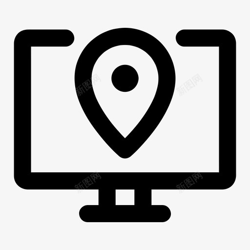 计算机位置ip地址安全性svg_新图网 https://ixintu.com 计算机 位置 安全性 地址
