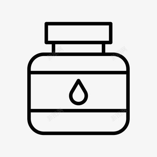 墨水瓶子颜色svg_新图网 https://ixintu.com 墨水 墨水瓶 瓶子 颜色 设计 油漆 文具 系列