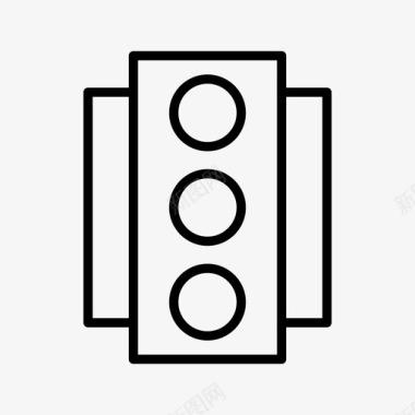 红绿灯道路信号灯图标
