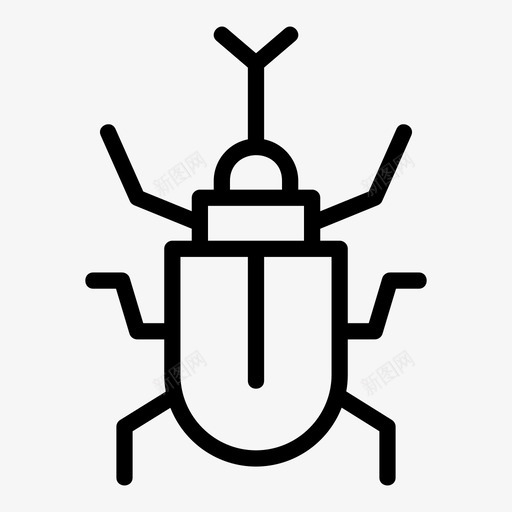 甲虫虫子森林svg_新图网 https://ixintu.com 甲虫 虫子 森林 象形文字 自然 户外
