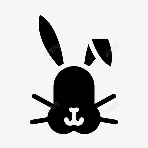 兔子动物胡萝卜svg_新图网 https://ixintu.com 动物 兔子 胡萝卜 跳跃 图标