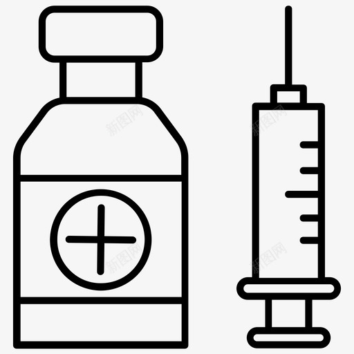 采购产品注射器和瓶子注射器和瓶子药品svg_新图网 https://ixintu.com 注射器 瓶子 采购 产品 药品 药房 疫苗 医疗