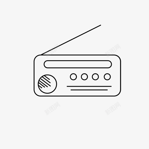 收音机立体声暑假svg_新图网 https://ixintu.com 暑假 收音机 立体声