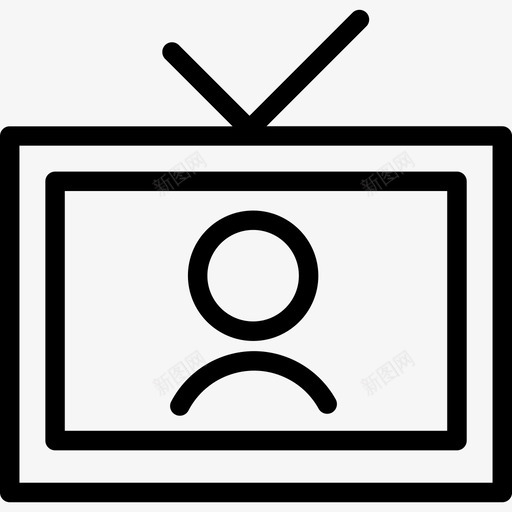 电视监视器电影svg_新图网 https://ixintu.com 电视 监视器 电影 屏幕 视频 酒店