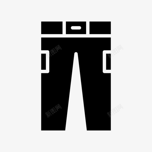 裤子时尚长裤svg_新图网 https://ixintu.com 裤子 时尚 长裤 服装