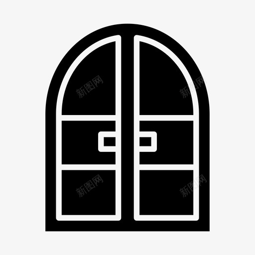 窗户装饰门svg_新图网 https://ixintu.com 窗户 装饰 玻璃 室内