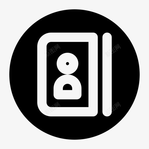电话簿应用程序手机svg_新图网 https://ixintu.com 电话簿 应用程序 手机 用户 交互 网络 网站 媒体