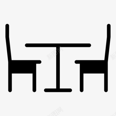 采购产品餐桌餐桌椅子图标